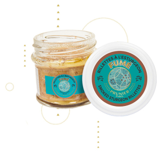 Rillettes d'esturgeon fumé Prunier