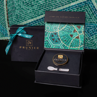 Box of Baeri or Osciètre Prunier caviar (30g)
