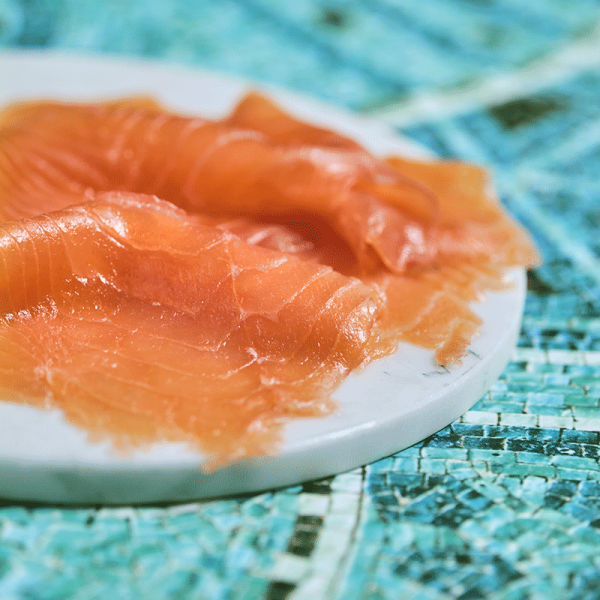 Norwegian smoked salmon slices Prunier (2 or 4 slices)