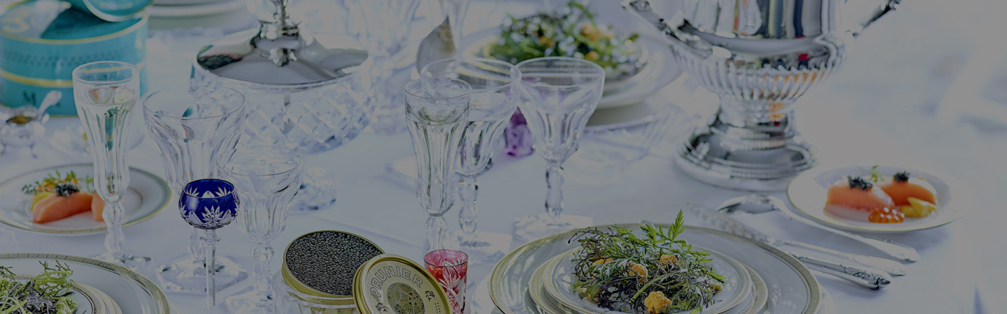 Présentoir à caviar