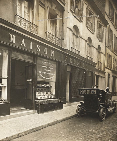 1872 le premier restaurant Prunier &agrave; Paris